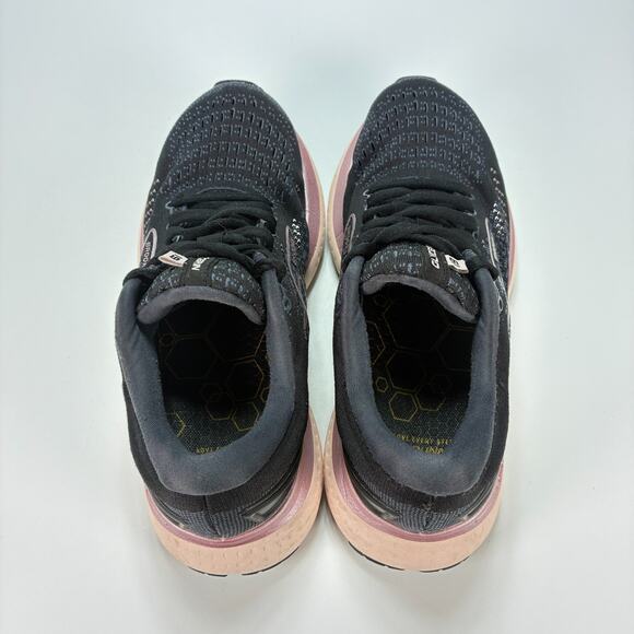 Brooks Glycerin 19 Black Pink Cushioned Running Shoes 1203431D074 Womens Size 6 - Picture 6 of 10